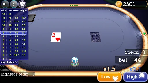 Casino High Low