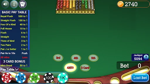 Mississippi Stud Poker