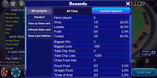Three Card Poker Texas Holdem screenshot 3