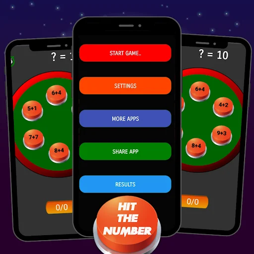 Hit The Numbers - Math games