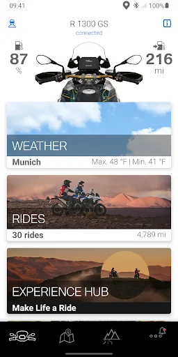 BMW Motorrad Connected screenshot 1
