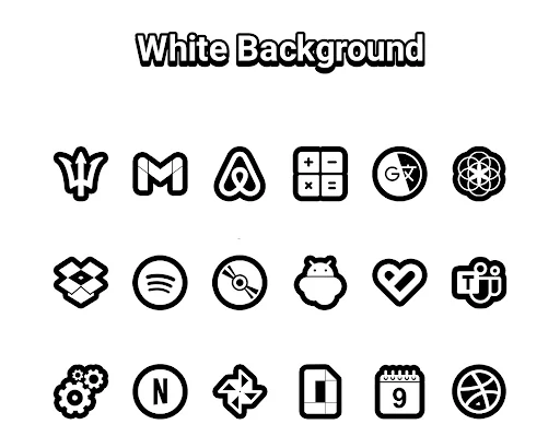 Black n White - Icon Pack