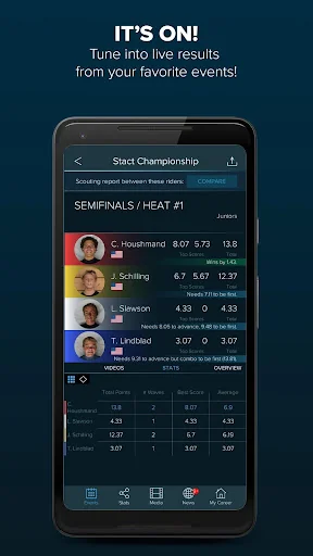 Stact App - Live Scores screenshot 1