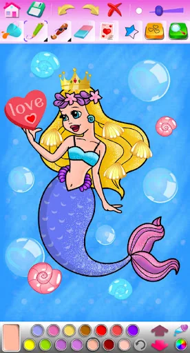 Princess Coloring Game