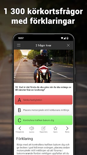 iKörkort MC screenshot 1