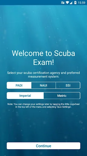 Scuba Exam Lite screenshot 1
