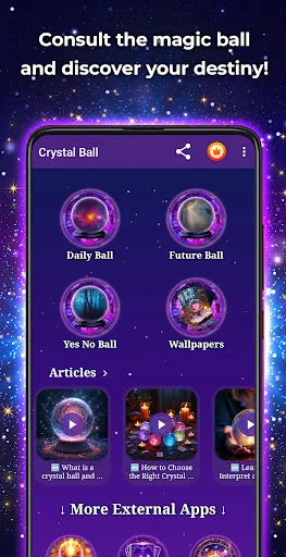 Magic Crystal Ball Divination
