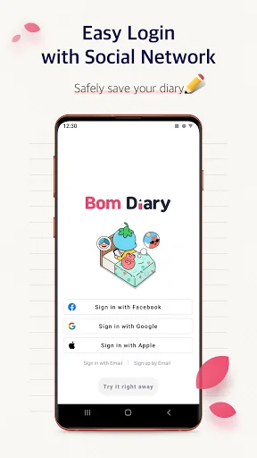 Bom Diary - My Favorite Diary screenshot 1