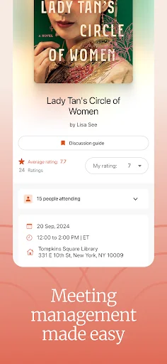 Bookclubs: Book Club Organizer screenshot 3