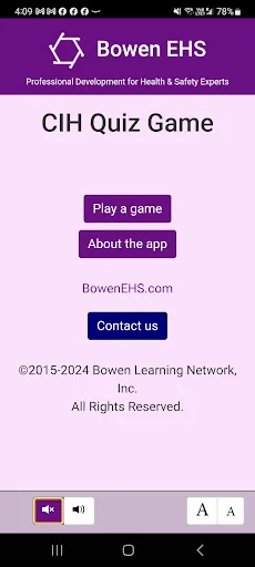 CIH Quiz Game