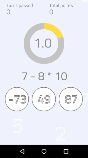 Math Game - Speedy calcs