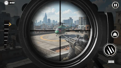 Modern Sniper 3d Assassin screenshot 2