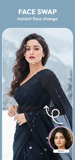 AI Saree & Dress Swap: MiSaree