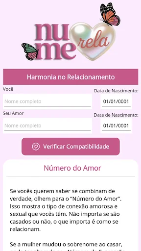 Numerologia do Relacionamento