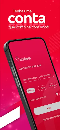 Bradesco: Conta, Cartão e Pix!