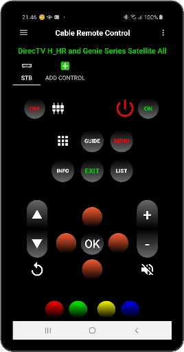 Cable TV Remote Control