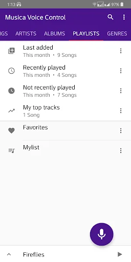 Musica Voice Control Player screenshot 3