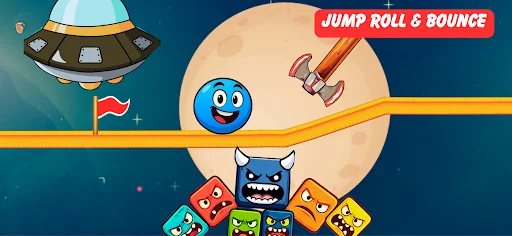 Bounce Ball: Red Roller Ball