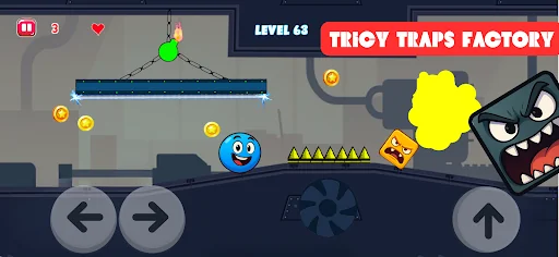 Red Hero 4 - red bounce ball 5 screenshot 3