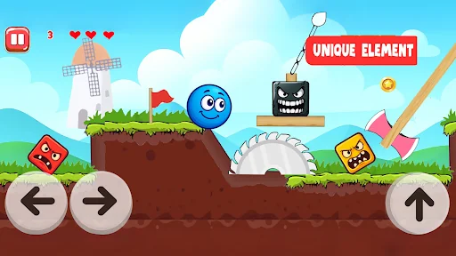 Red Hero 4: Ball Bounce Bosses