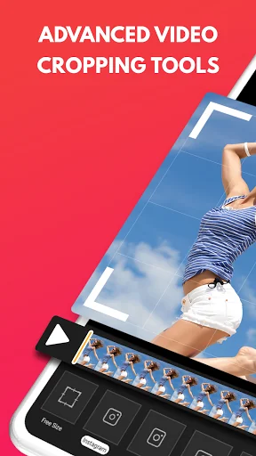 Video Crop :editor, trim & cut screenshot 1