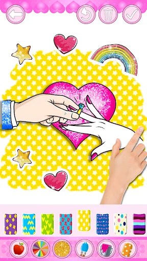 Bride and Groom Coloring book screenshot 2