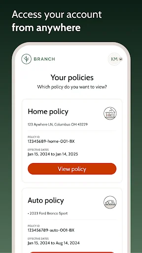 Branch Insurance screenshot 3