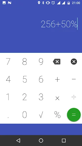 Calculator with percentage screenshot 1