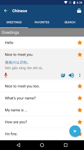 Learn Mandarin Chinese Phrases screenshot 2