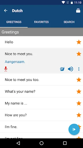 Learn Dutch Phrases screenshot 2