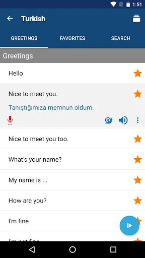 Learn Turkish Phrases screenshot 2