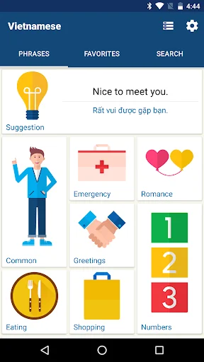Learn Vietnamese Phrases screenshot 1