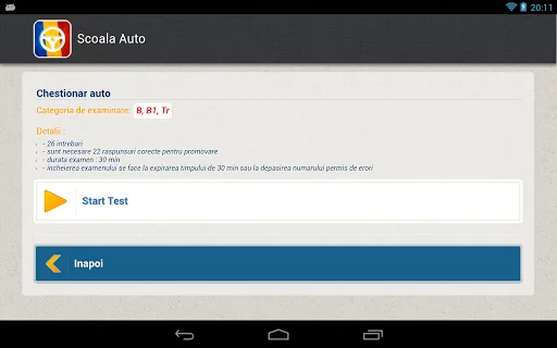 Scoala Auto - Chestionare Auto screenshot 3