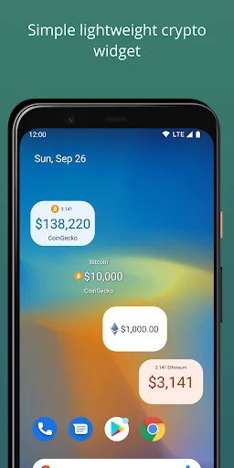 Simple Crypto Widget