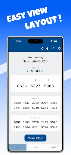 Lottery Results for Singapore screenshot 2