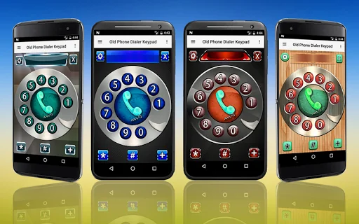 Old Phone Dialer Keypad Rotary