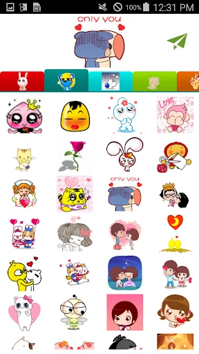 Animated Love Stickers