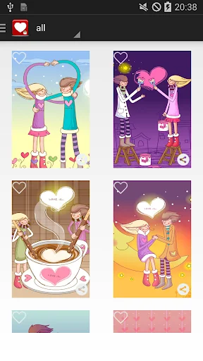 Love Sticker & Cute Cards screenshot 3