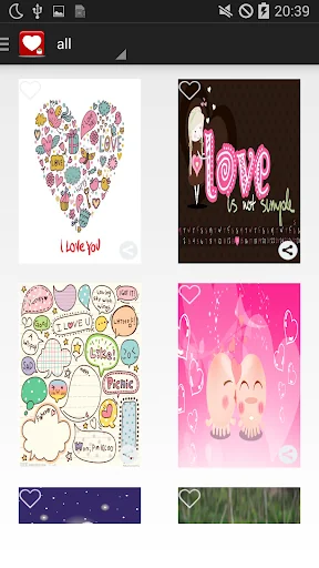 Love Sticker & Cute Cards screenshot 4