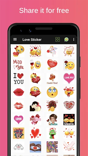 Love Sticker - WAStickerApps screenshot 3