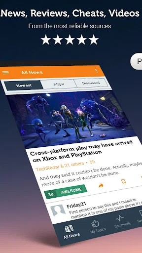 Gaming News, Videos & Reviews screenshot 1