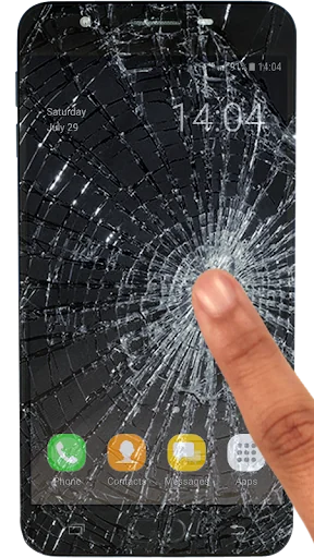 Broken screen prank
