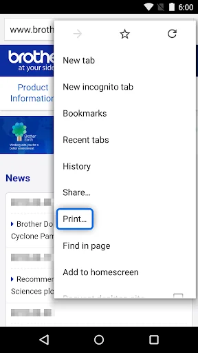Brother Print Service Plugin screenshot 2