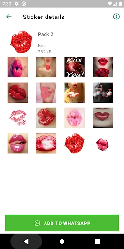 IKiss Love Stickers-WaStickers screenshot 2