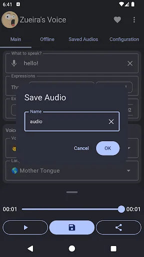Zueira’s Voice: Text to Speech screenshot 3