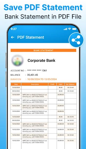 All Bank Passbook - Statement screenshot 3