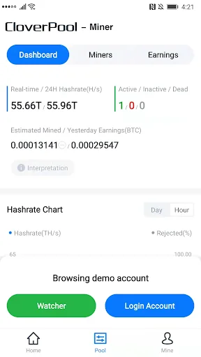 CloverPool - Multi-coins Pool screenshot 2
