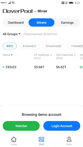 CloverPool - Multi-coins Pool screenshot 3