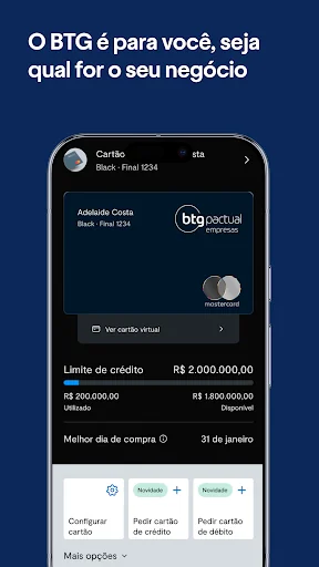 BTG Pactual Empresas: Conta PJ screenshot 2