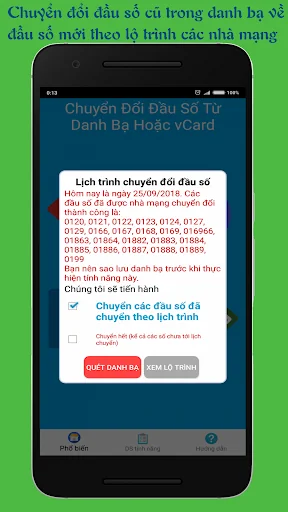 Chuyển đổi đầu số